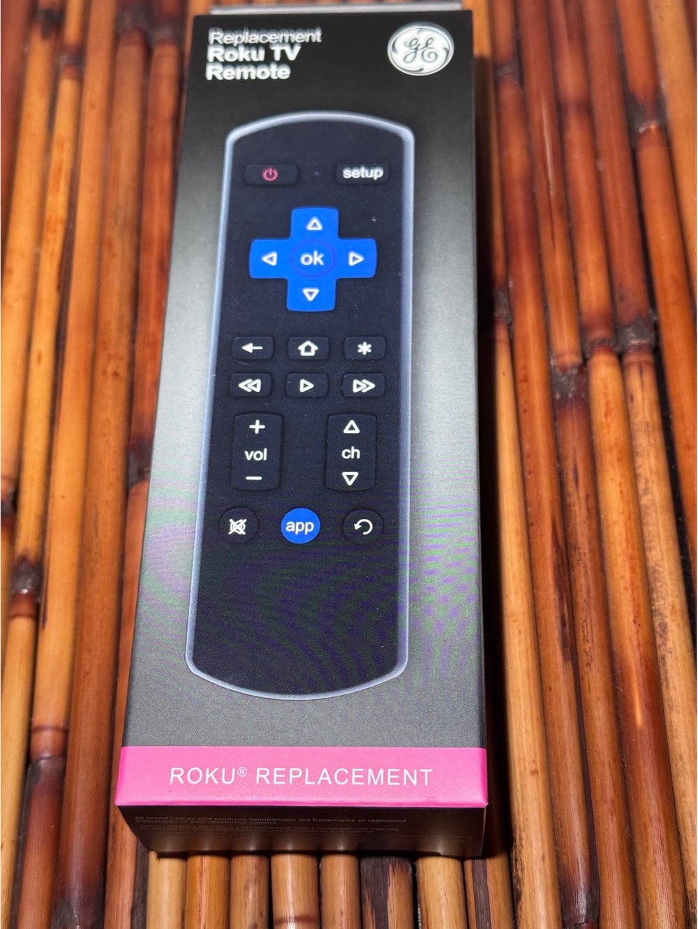 GE Jasco 66814 Replacement Roku TV Remote New Factory Sealed